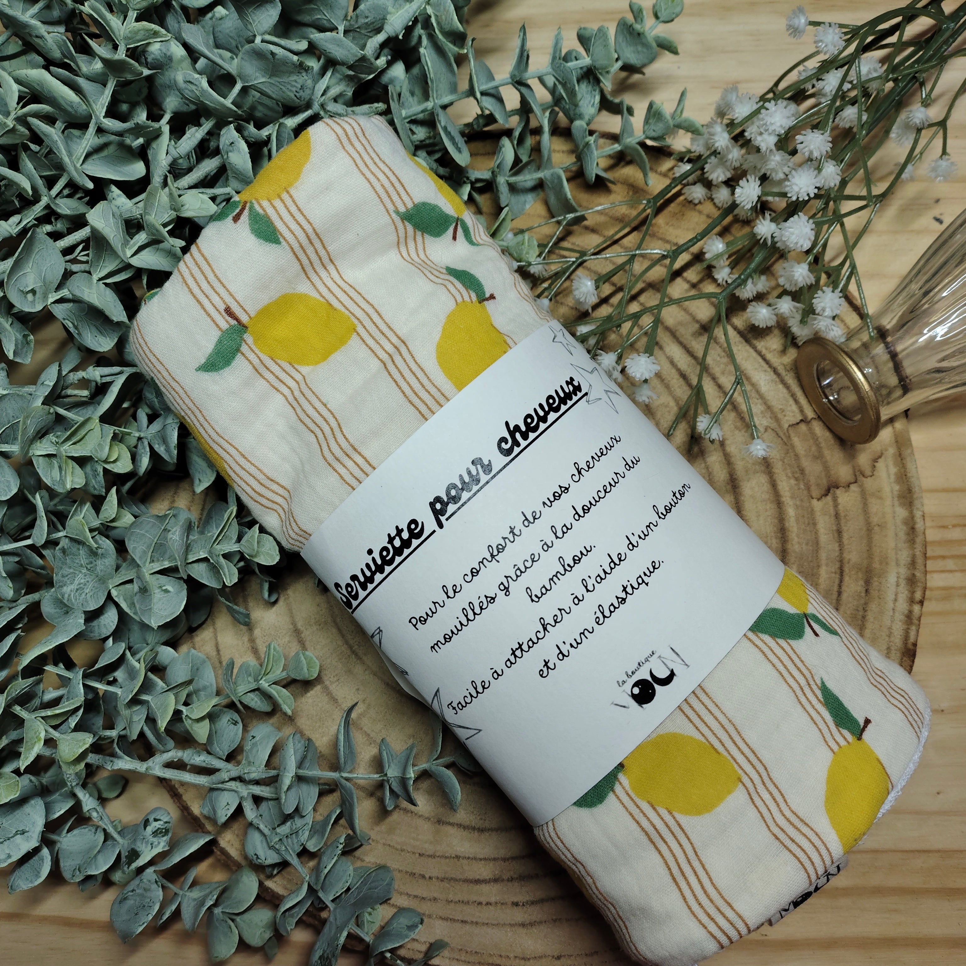 Serviette Cheveux Citron