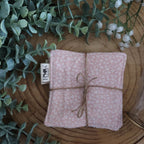 Cotons Mini fleurs rose