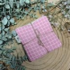 Cotons Carreaux rose