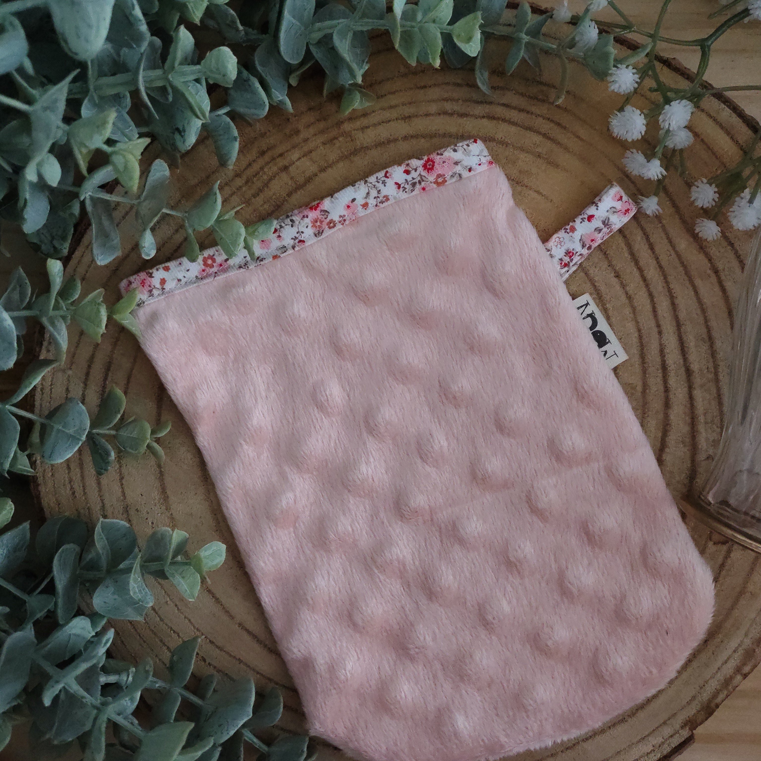 Gant Démaquillant Rose